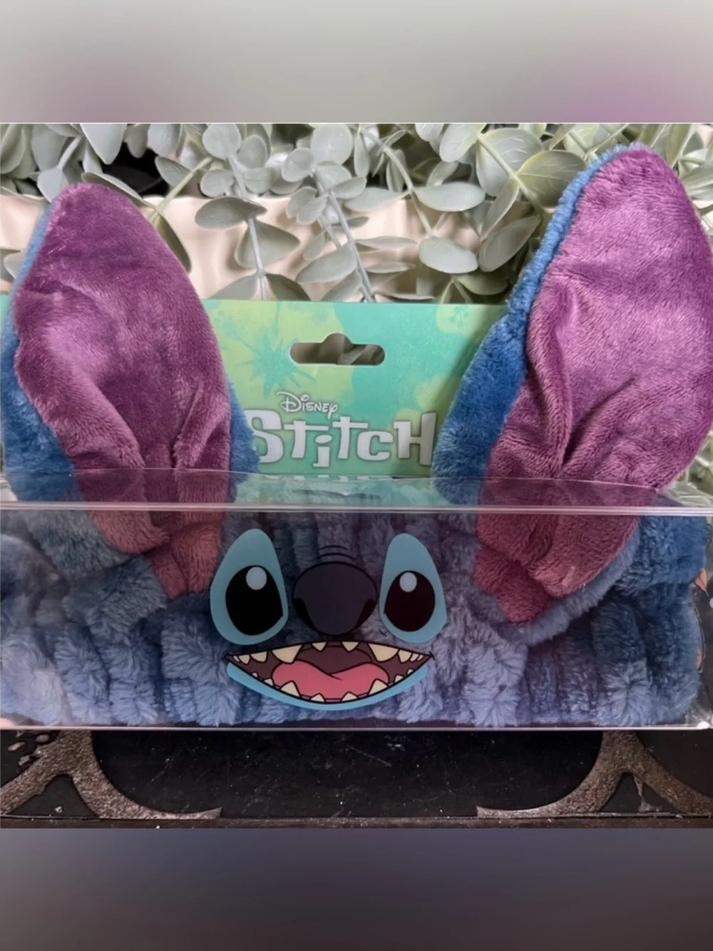Disney Stitch Pink & Blue Kids Gift Set with Headband, Lip Balms, & Bath Bomb